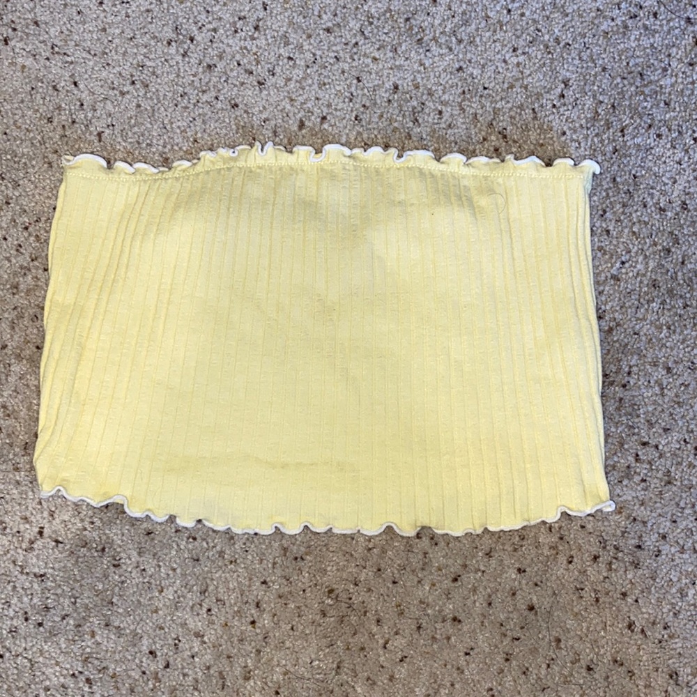 Yellow Tube Top!